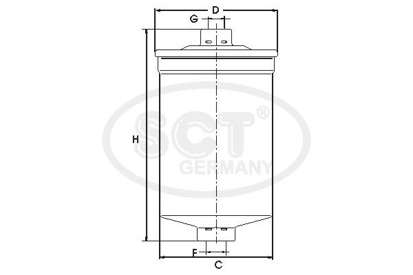 SCT GERMANY Топливный фильтр ST 330